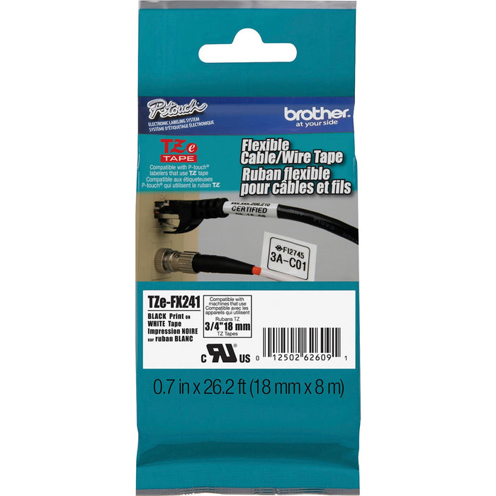 Brother P-Touch TZe Laminated Tape - BRTTZEFX241