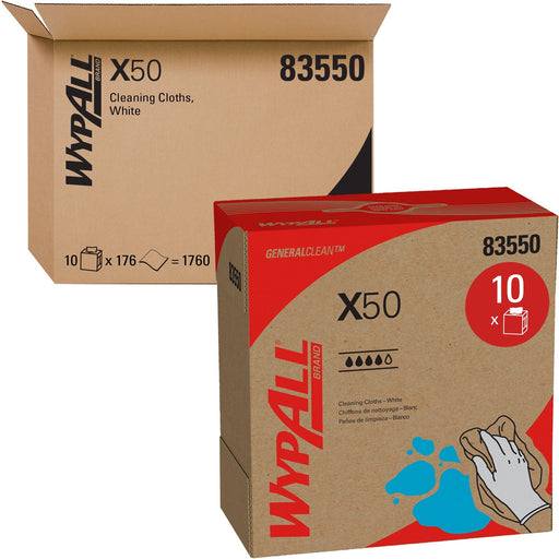 Wypall General Clean X50 Cleaning Cloths - KCC83550 Kimberly-Clark Corporation