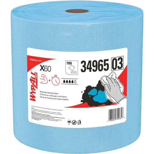 Wypall General Clean X60 Multi-Task Cleaning Cloths Jumbo Roll - KCC34965 Kimberly-Clark Corporation