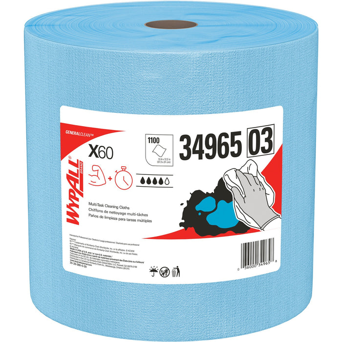 Wypall General Clean X60 Multi-Task Cleaning Cloths Jumbo Roll - KCC34965