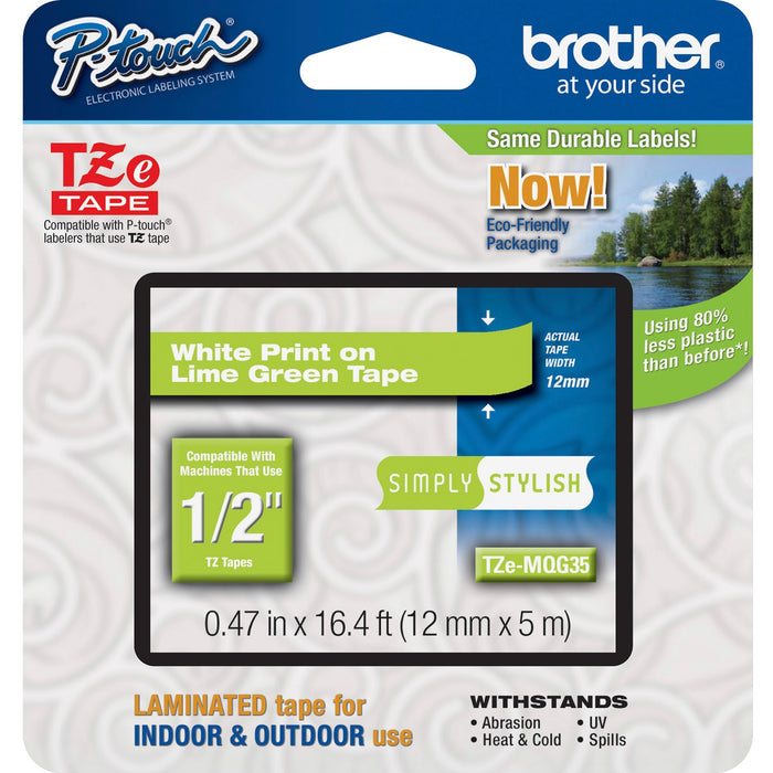 Brother P-Touch TZe Laminated Tape - BRTTZEMQG35