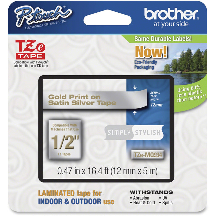 Brother P-Touch TZe Laminated Tape - BRTTZEMQ934