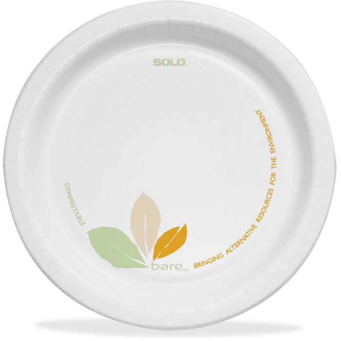 Solo Bare 8-1/2" Paper Dinnerware Plates - SCCOFMP9J7234