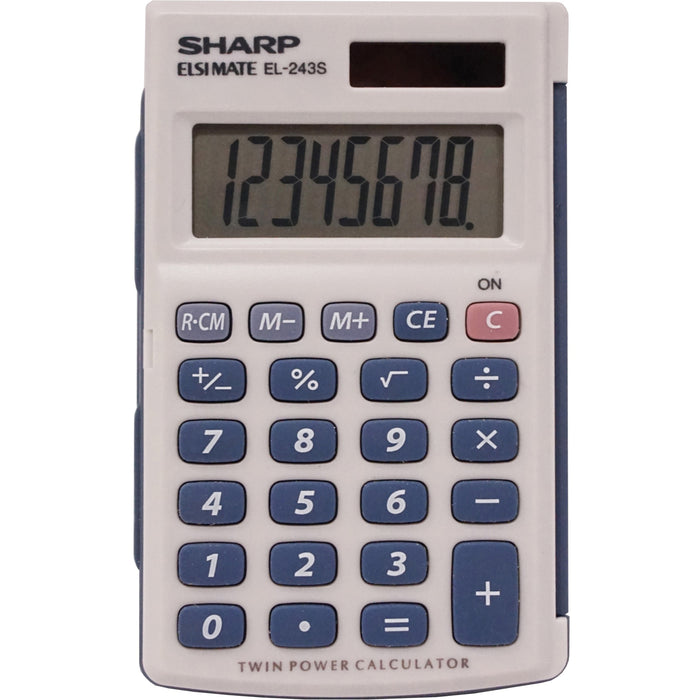 Sharp Calculators Handheld Calculator with Hard Case - SHREL243SB