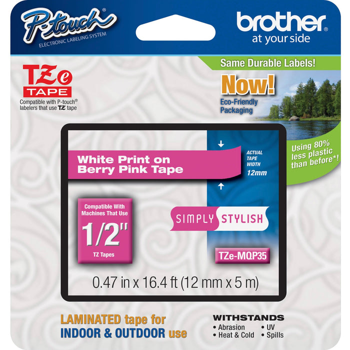 Brother P-Touch TZe Laminated Tape - BRTTZEMQP35