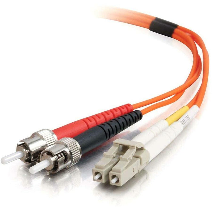 C2G-4m LC-ST 62.5/125 OM1 Duplex Multimode Fiber Optic Cable (TAA Compliant) - Orange - CGO11130