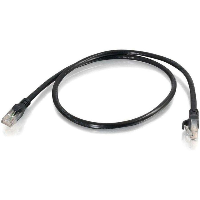 C2G 1 ft Cat6 Snagless UTP Unshielded Network Patch Cable (TAA) - Black - CGO10290