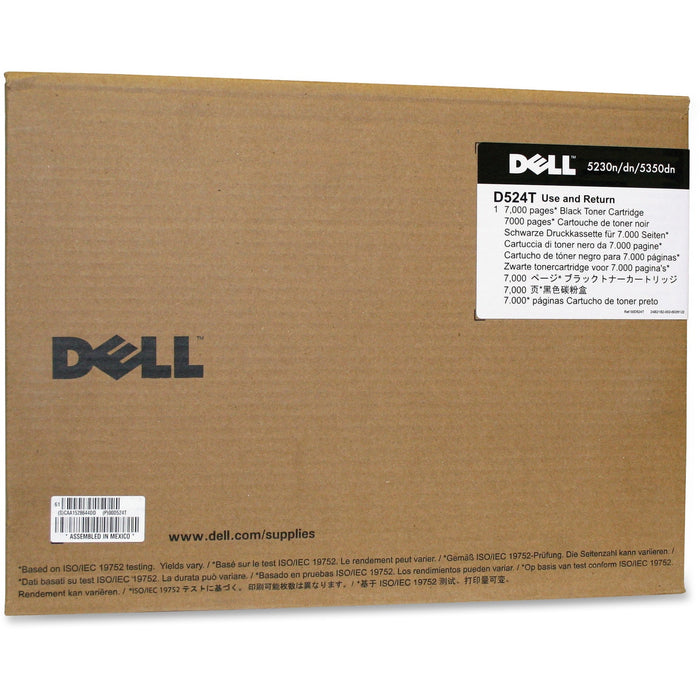 Dell Original Standard Yield Laser Toner Cartridge - Black - 1 Each - DLLD524T