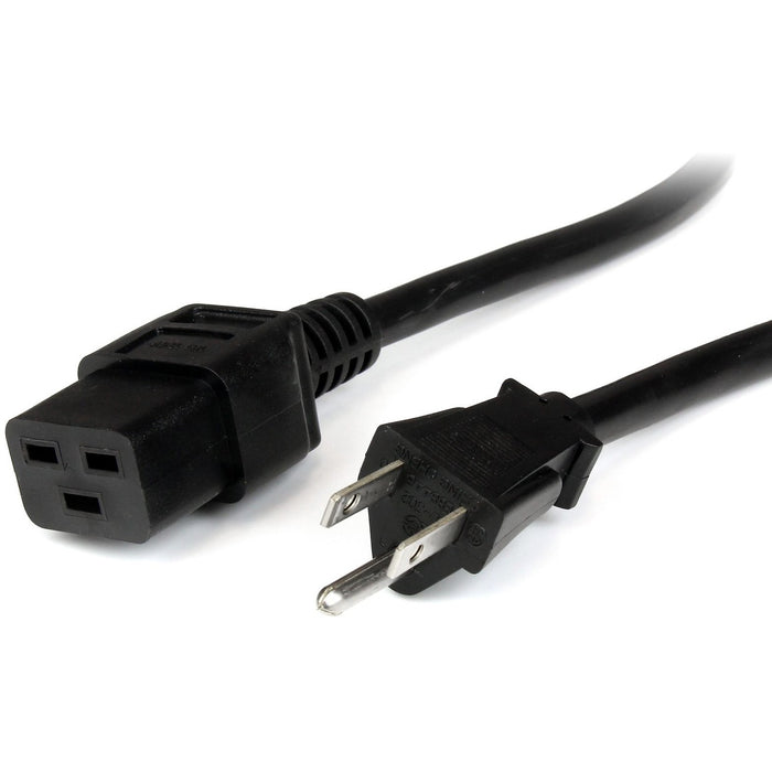 StarTech.com 8 ft Computer Power Cord - NEMA 5-15P to IEC 320 C19 - STCPXT515C198