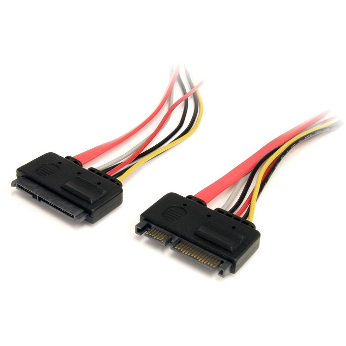 StarTech.com 12in 22 Pin SATA Power and Data Extension Cable - STCSATA22PEXT