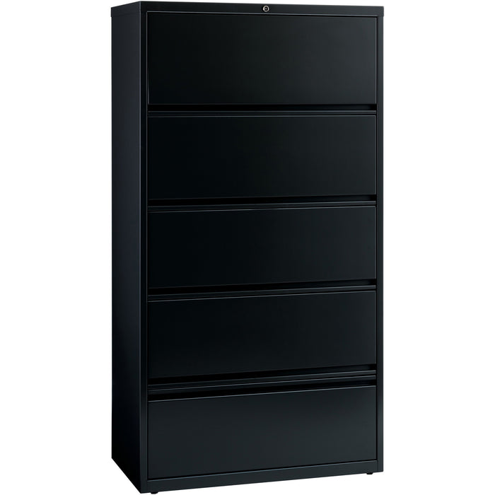 Lorell Receding Lateral File with Roll Out Shelves - 5-Drawer - LLR43513