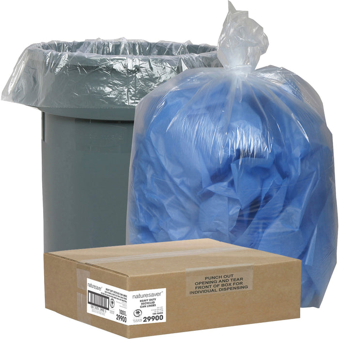 Nature Saver Recycled Trash Can Liners - NAT29900