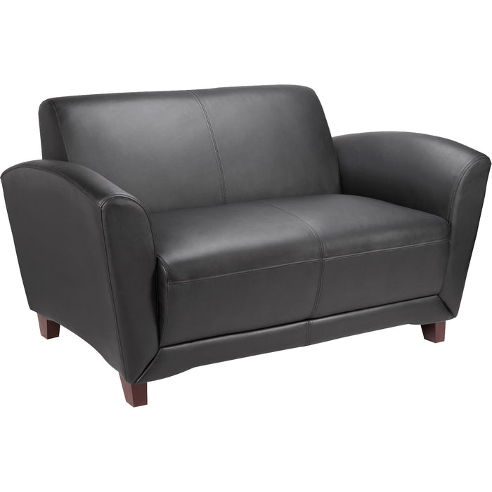 Lorell Accession Collection Leather Loveseat - LLR68951