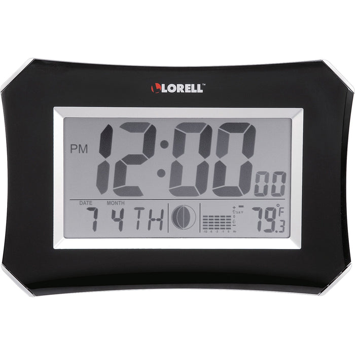 Lorell LCD Wall/Alarm Clock - LLR60998