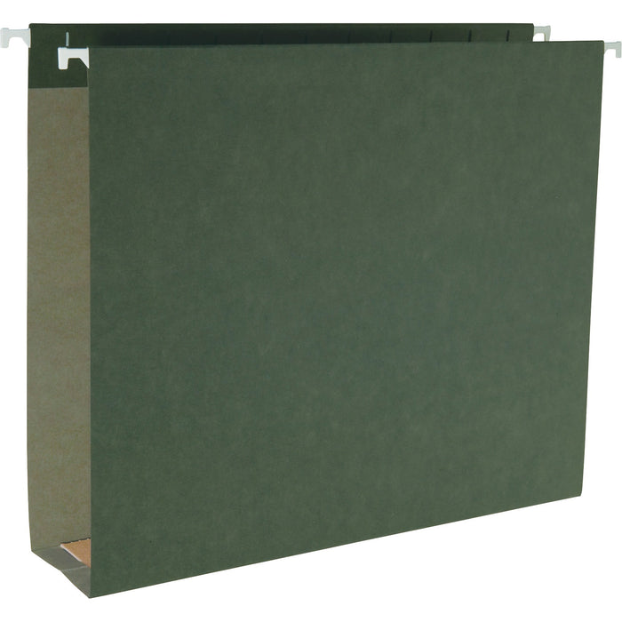 Business Source 1/5 Tab Cut Legal Recycled Hanging Folder - BSN43854