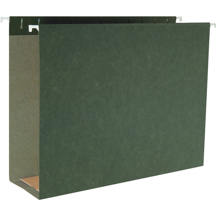 Business Source 1/5 Tab Cut Legal Recycled Hanging Folder - BSN43855