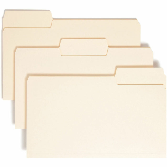 Smead SuperTab 1/3 Tab Cut Legal Recycled Top Tab File Folder - SMD15401