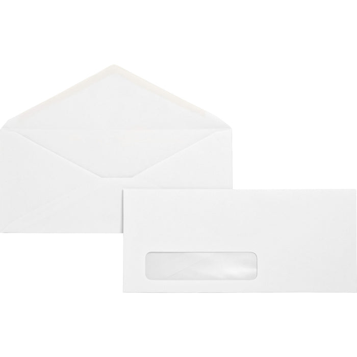 Business Source No. 10 Diagonal Seam Window Envelopes - BSN04468