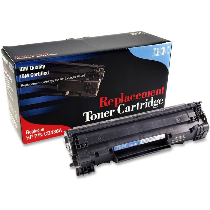 IBM Remanufactured Laser Toner Cartridge - Alternative for HP 36A (CB436A) - Black - 1 Each - IBMTG85P7011