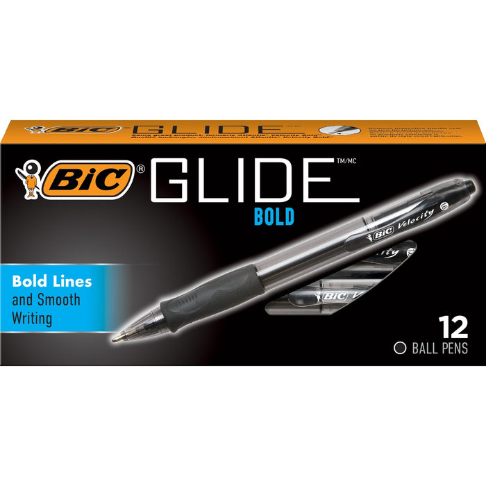 BIC Glide Bold Ball Pen - BICVLGB11BK