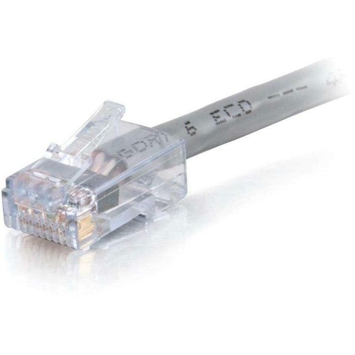 C2G-5ft Cat6 Non-Booted Network Patch Cable (Plenum-Rated) - Gray - CGO15266