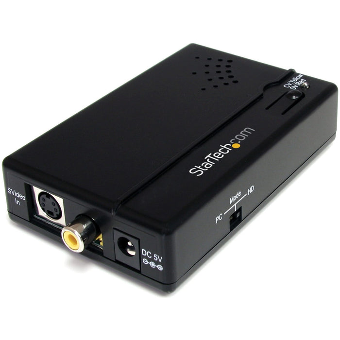 StarTech.com Composite and S-Video to HDMI&reg; Converter with Audio - STCVID2HDCON