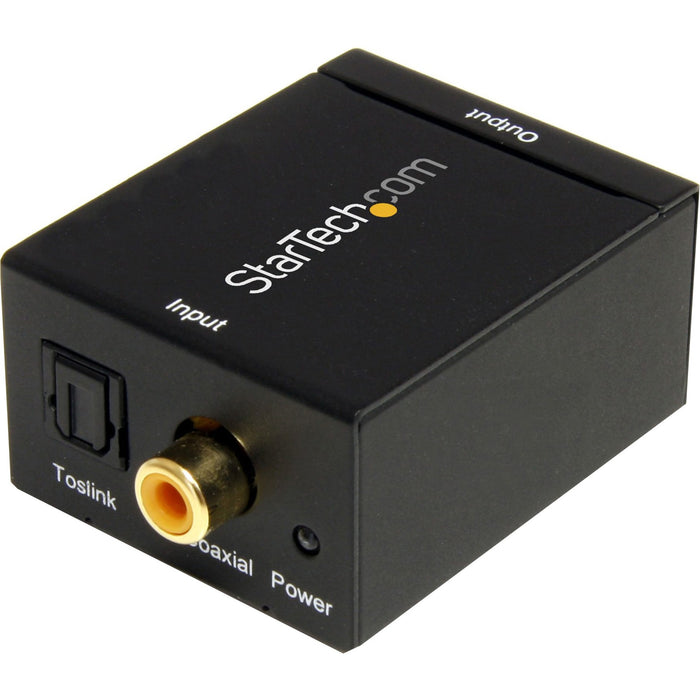 StarTech.com SPDIF Digital Coaxial or Toslink Optical to Stereo RCA Audio Converter - STCSPDIF2AA
