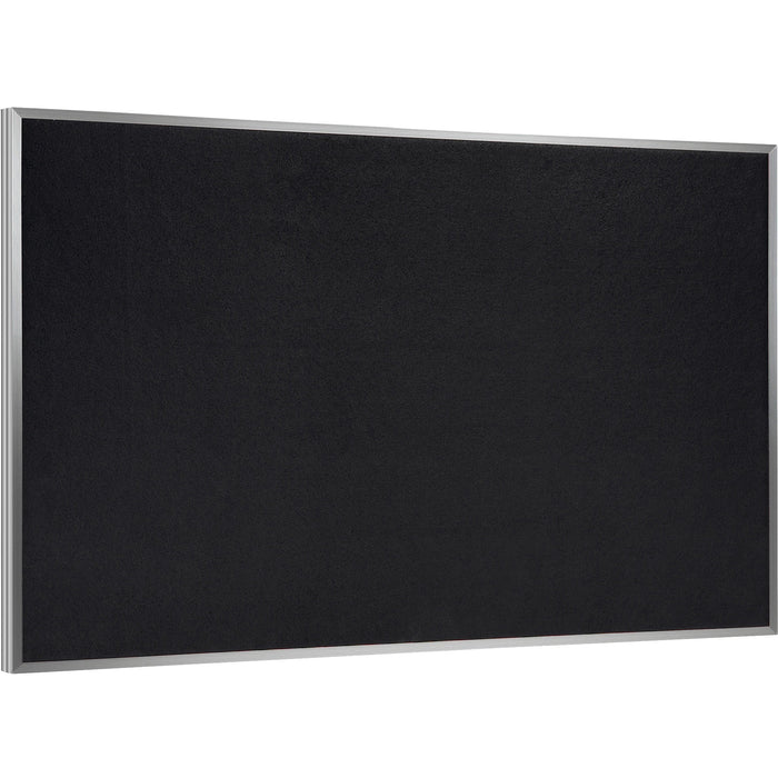 Ghent Recycled Bulletin Board with Aluminum Frame - GHEATR46BK