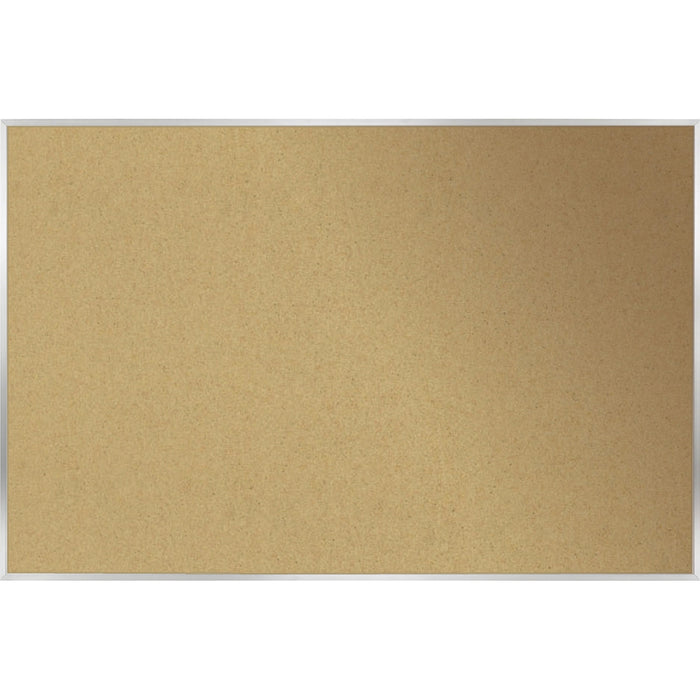 Ghent Natural Cork Bulletin Board with Aluminum Frame - GHEAK46