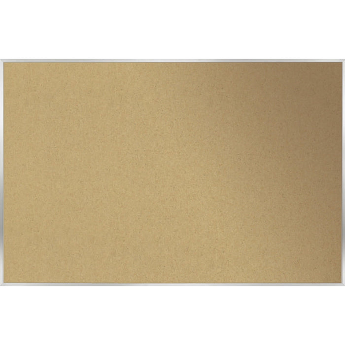 Ghent Natural Cork Bulletin Board with Aluminum Frame - GHE13341