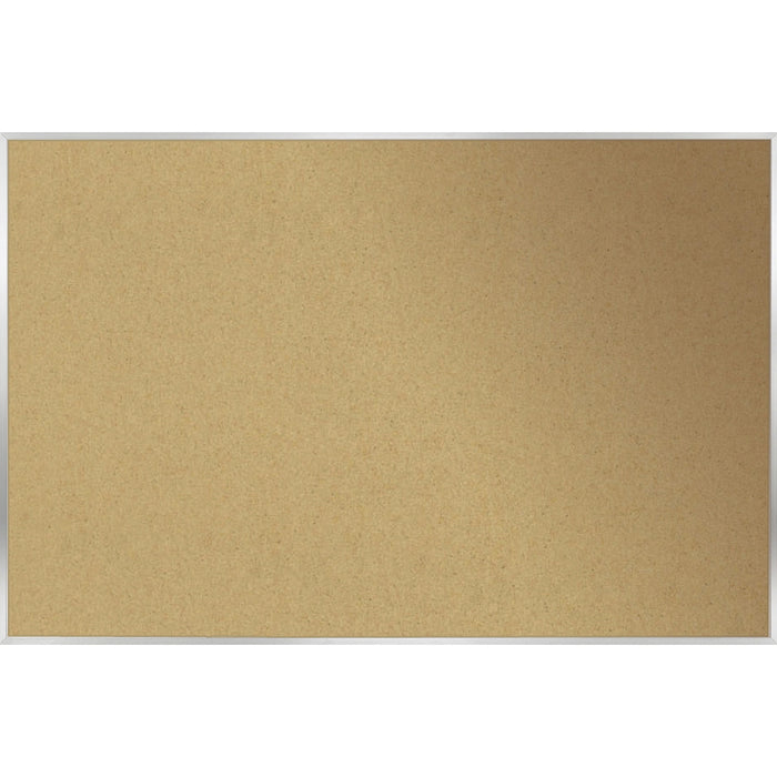 Ghent Natural Cork Bulletin Board with Aluminum Frame - GHE13231