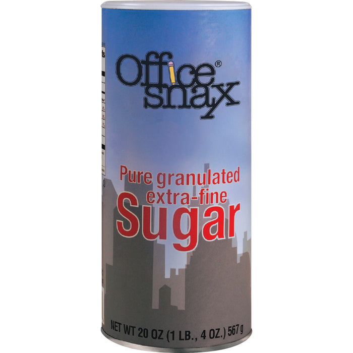 Office Snax Granulated Sugar Canister - OFX00019CT Office Snax
