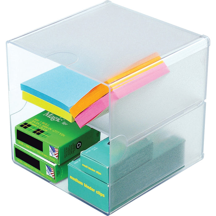 Deflecto Stackable Cube Organizer - DEF350701