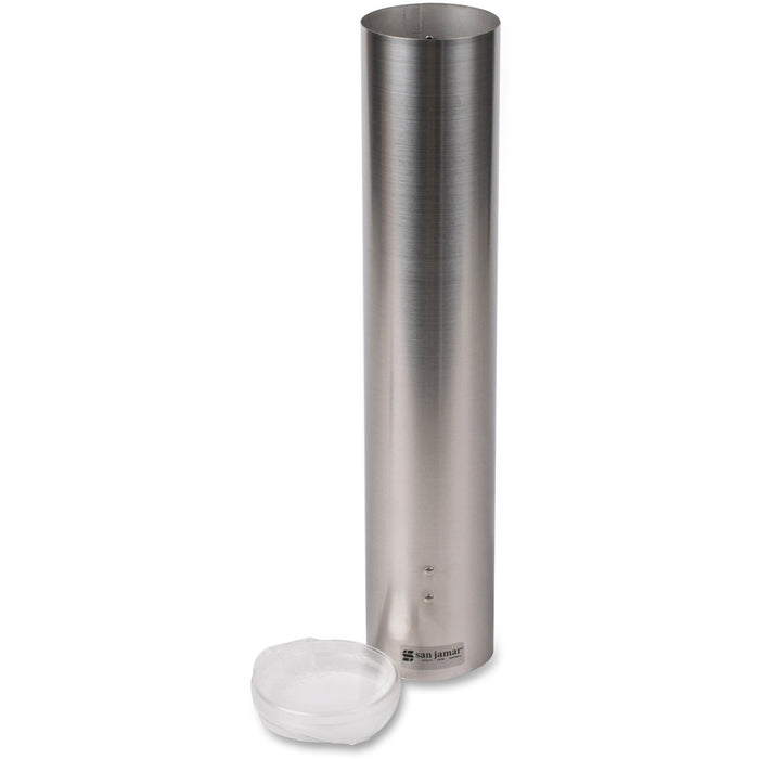 San Jamar Stainless Steel Water Cup Dispenser - SJMC4150SS