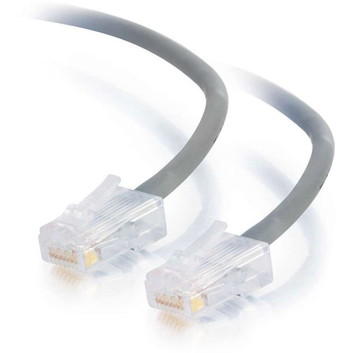 C2G 100ft Cat5e Non-Booted Unshielded (UTP) Network Patch Cable (Plenum Rated) - Gray - CGO15237