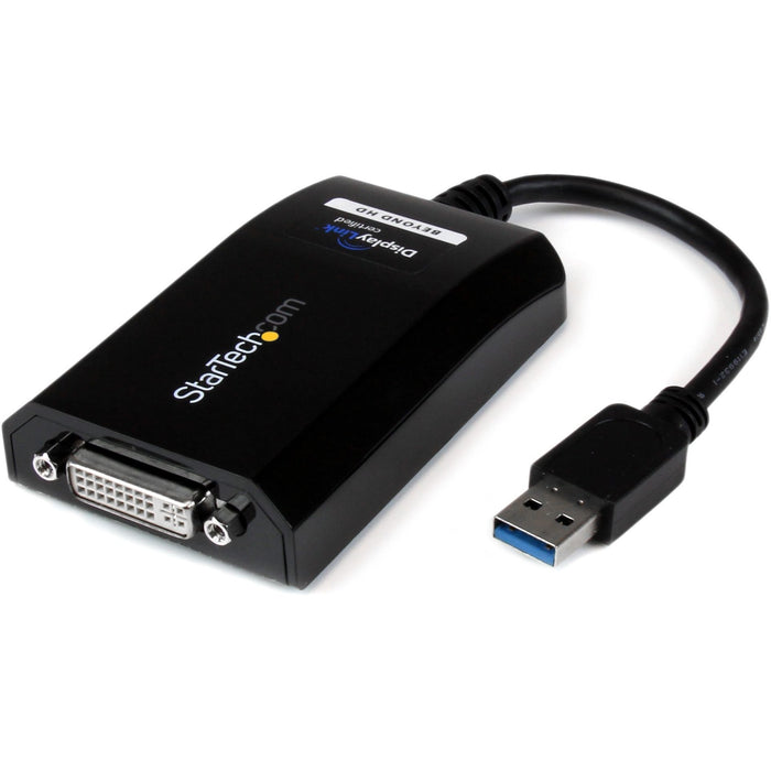 StarTech.com USB 3.0 to DVI External Video Card Multi Monitor Adapter - 2048x1152 - STCUSB32DVIPRO