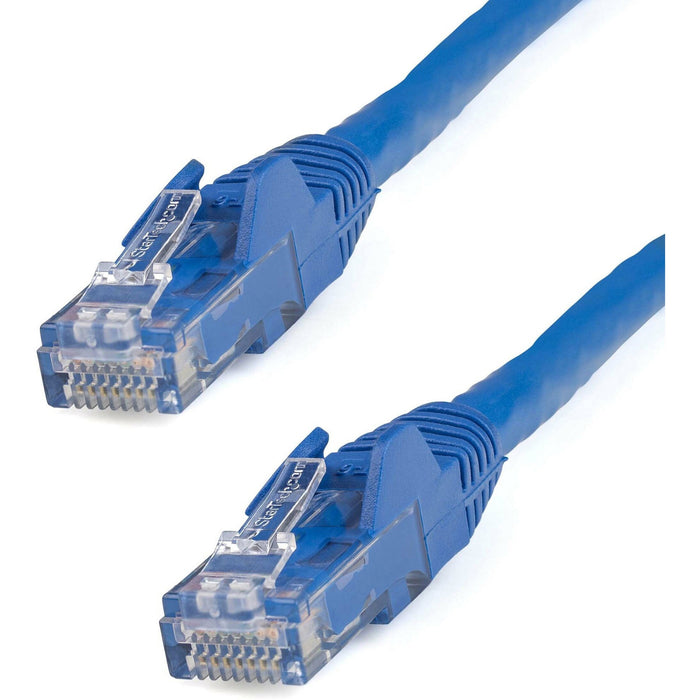 StarTech.com 6in CAT6 Ethernet Cable - Blue Snagless Gigabit - 100W PoE UTP 650MHz Category 6 Patch Cord UL Certified Wiring/TIA - STCN6PATCH6INBL