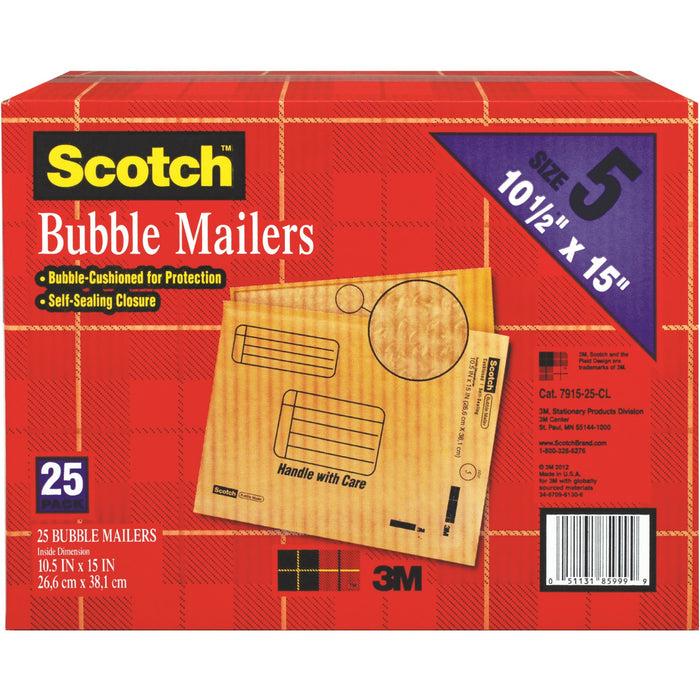 Scotch Bubble Mailers - MMM791525CS