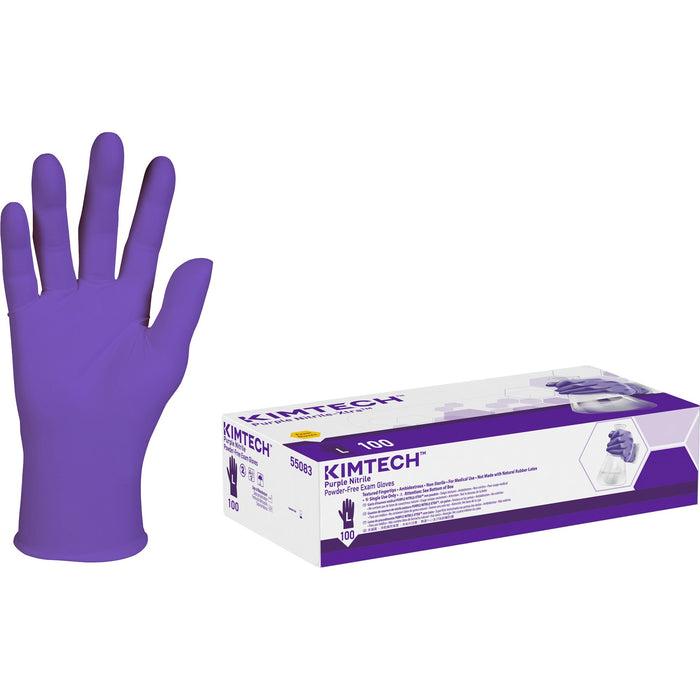 KIMTECH Purple Nitrile Exam Gloves - KCC55083