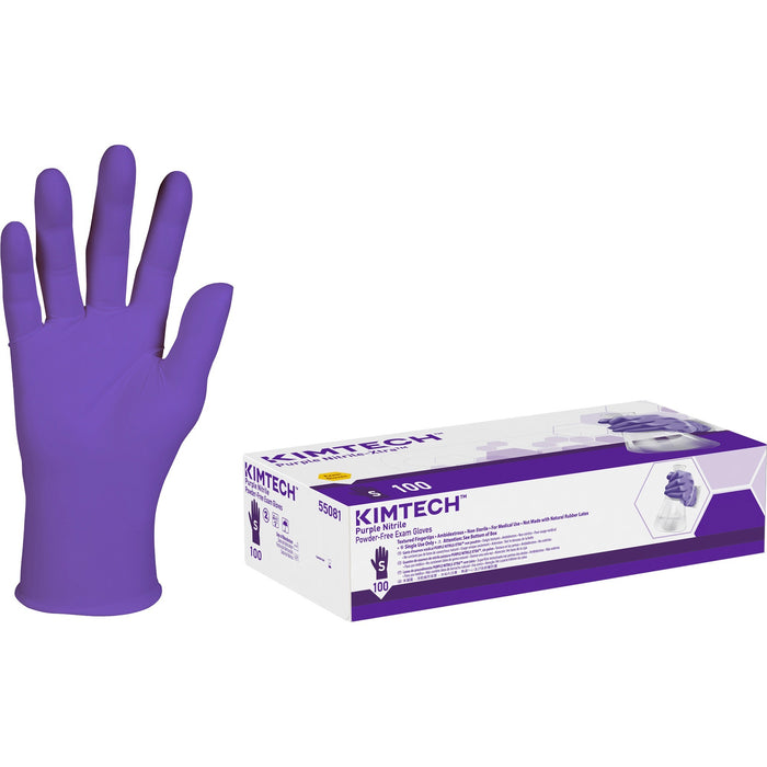 KIMTECH Purple Nitrile Exam Gloves - KCC55081