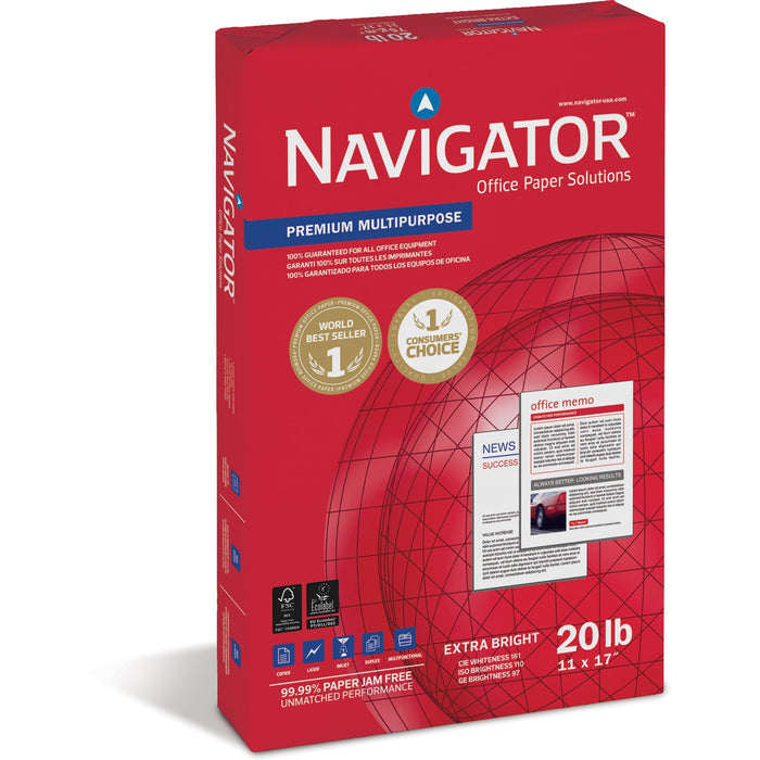 Navigator Premium Multipurpose Trusted Performance Paper - Extra Opacity - White - SNANMP1720