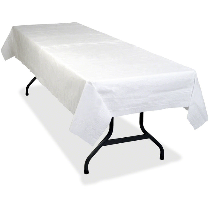 Tablemate Table Set Poly Tissue Table Cover - TBLPT549WH