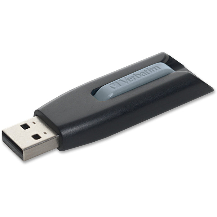 Verbatim 16GB Store 'n' Go&reg; V3 USB 3.2 Gen 1 Flash Drive - Gray - VER49172