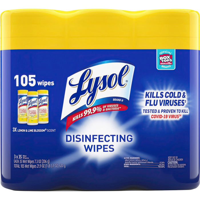 Lysol Disinfecting Wipes 3-pack - RAC82159
