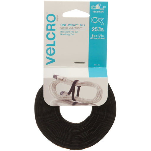 VELCRO&reg; One Wrap Pre-cut Bundling Ties - VEK91141 Velcro Companies