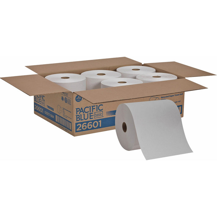 Pacific Blue Basic Recycled Paper Towel Roll - GPC26601