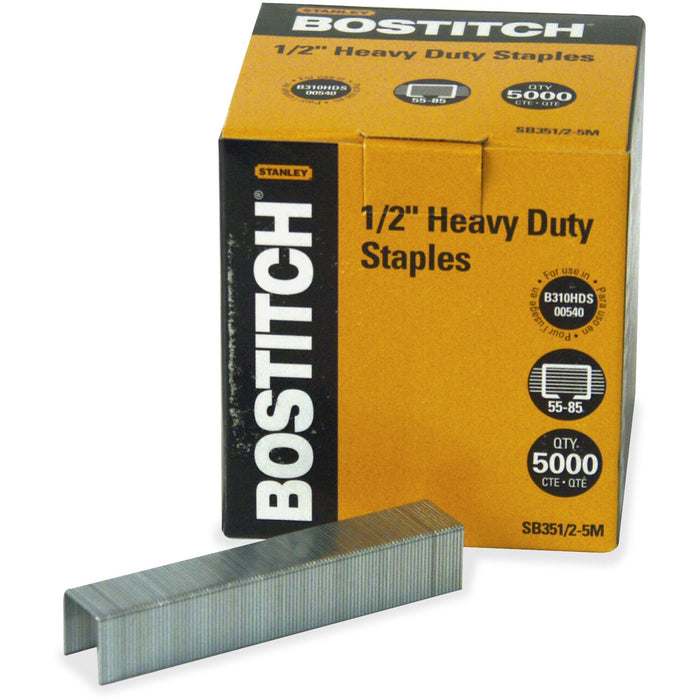 Bostitch 1/2" Heavy Duty Staples 5000 - BOSSB35125M
