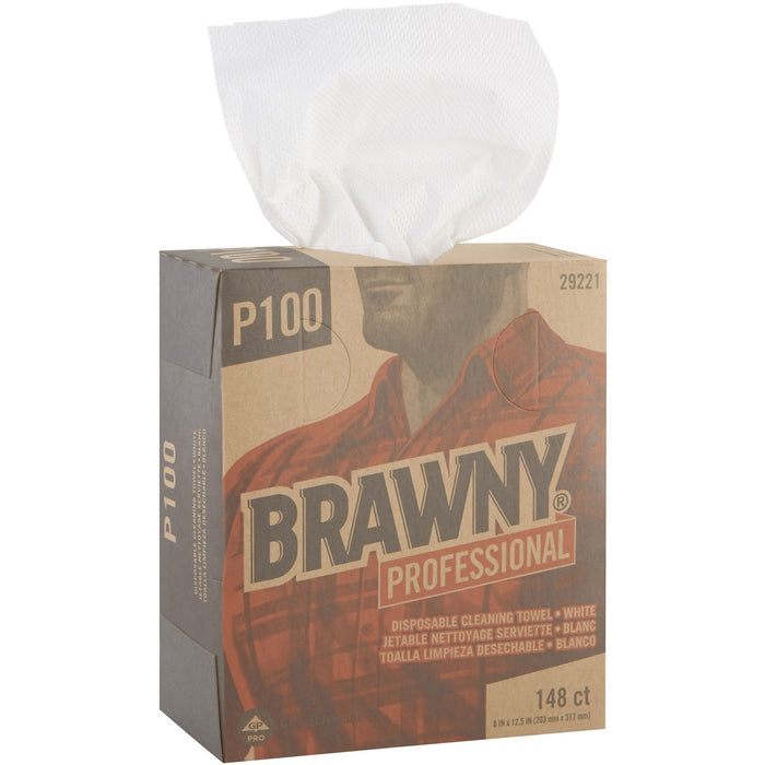 Brawny&reg; Professional P100 Disposable Cleaning Towels - GPC29221