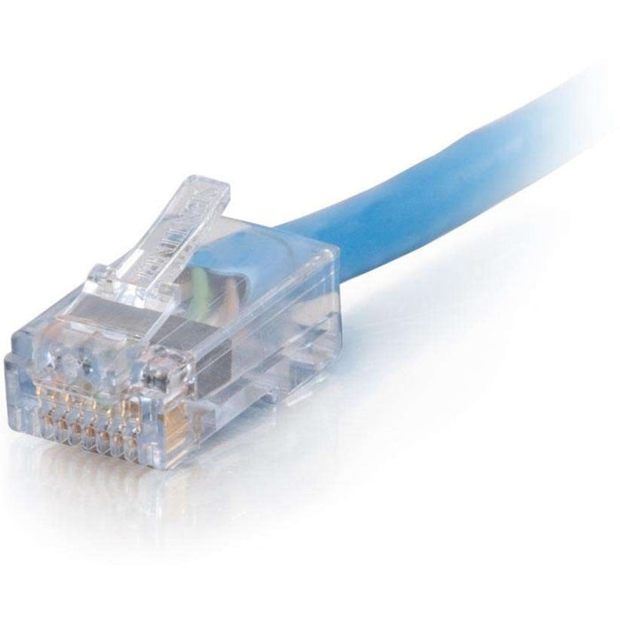 C2G-7ft Cat6 Non-Booted Network Patch Cable (Plenum-Rated) - Blue - CGO15280