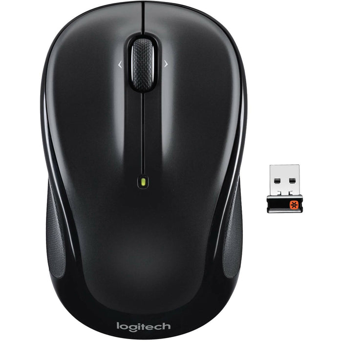 Logitech M325 Wireless Mouse, 2.4 GHz with USB Unifying Receiver, 1000 DPI Optical Tracking, 18-Month Life Battery, PC / Mac / Laptop / Chromebook (Black) - LOG910002974